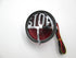 Stop calavera para motos trasero con letrero y portaplaca lateral